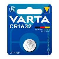 Батарейка Varta ELECTRONICS CR1632 BL1 Lithium 3V (6632) (1/10/100) 