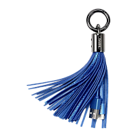 Кабель Remax RC-053i Tassels Ring USB (m)-Lightning (m) 0.2м 3.0A голубой