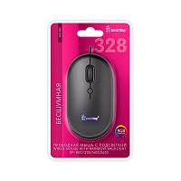 Мышь проводная Smartbuy 328 бесшумная черный (1/40) 