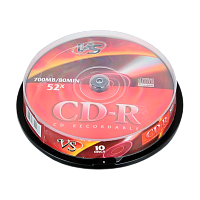 Диск CD-R VS 700MB 52x 10шт. cake box (10/200) 