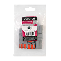 Строительно-монтажная клемма Volsten V02-9W-222-415 5 пр. до 4 мм, 32А, 450 В, 10 шт., серый