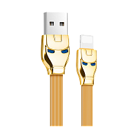 Кабель HOCO U14 USB (m)-Lightning (m) 1.2м 2.4A силикон золотой (1/50/300)
