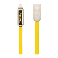 USB Кабель REMAX Armor 2in1 (Micro-Iphone 5/6/7/SE) (1M, 2.1A) RC-067t Желтый