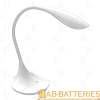 Светильник настольный Camelion KD-772 5W 230V 12LED на основании сенс. белый (1/4)