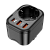 Разветвитель HOCO NS3 1р.С/З 16A 3USB черный (1/84)