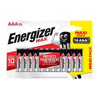 Батарейка Energizer MAX LR03 AAA BL16 Alkaline 1.5V (16/96)