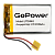 Аккумулятор Li-Pol GoPower LP754061 PK1 3.7V 2300mAh с защитой (1/10/250)