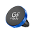 Держатель автомобильный GFPower CH-01 в воздуховод магнит синий (1/300)