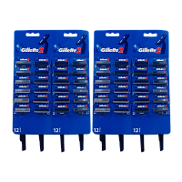 Бритва одноразовая Gillette 2 лезвия 48шт. на карте (48/576)