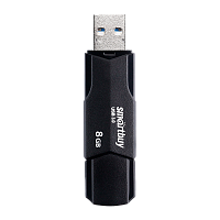 Флеш-накопитель Smartbuy Clue 8GB USB3.1 пластик черный 