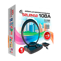 ТВ-Антенна комнатная Selenga 108A активная с питанием с усилителем DVB-T/T2 (1/10)