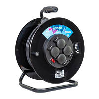 Удлинитель Космос 4р.С/З 16A 30.0м КГ 3х2.5мм² IP54 на катушке (1)