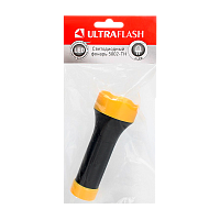 Фонарь универсальный Ultraflash 5002-ТН 4LED от батареек черный (1/25/200)