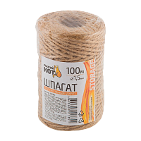 Шпагат растительный Рыжий кот бобина диаметр 1.5мм 100м. (1/5/310)