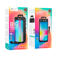 Портативная колонка HOCO BS52 bluetooth 5.0 microSD караоке черный (1/6)