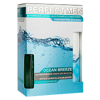Набор XXI CENTURY мужской PERFECT MEN Turbo OCEAN BREEZE (шампунь 250мл+лосьон п/бритья 100мл)
