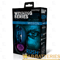 Мышь проводная Smartbuy 727G RUSH игровая USB черный (1/40) 