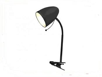 Светильник настольный Camelion KD-310 40W 230V E27 прищепка черный (1/6)