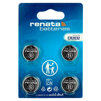 Батарейка Renata CR2032 BL4 Lithium 3V (4/40/400) 