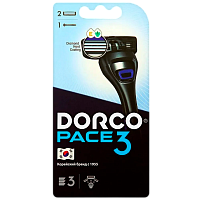 Бритва одноразовая DORCO "PACE3" 3 лезвия 3+1шт. (1/12)