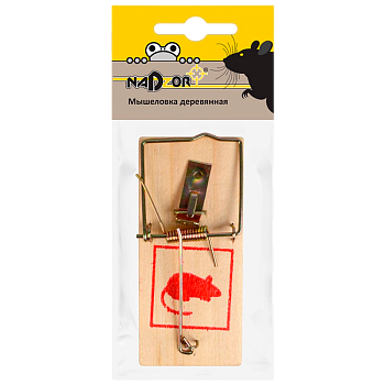 Мышеловка Nadzor 10см x 4.5см дерево (1/144)