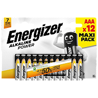 Батарейка Energizer Alkaline power LR03 AAA BL12 Alkaline 1.5V (12/144) 