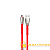 Кабель HOCO U58 USB (m)-microUSB (m) 1.2м 2.4A силикон красный (1/30/300)