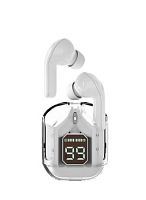 Наушники внутриканальные MORE CHOICE BW07 bluetooth 5.3 с микр. дисплей белый (1/20/100) 