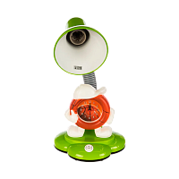 Светильник настольный Camelion KD-388 40W 230V E27 на основании зеленый (1/16)