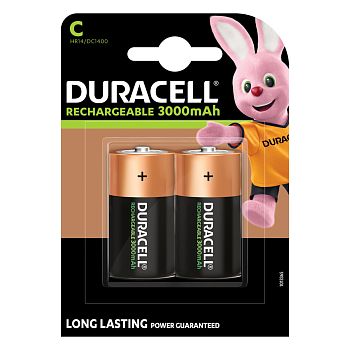 Аккумулятор предзаряженный RTU Duracell HR14 C BL2 NI-MH 3000mAh (2/20/8400) 