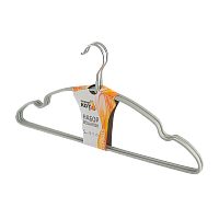 Вешалка-плечики Рыжий кот с антискользящим покрытием 5шт. серый (1/36)