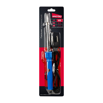 Паяльник электрический Smartbuy Tools 40 Вт, с термост. рукояткой, длина шнура 0.8 м