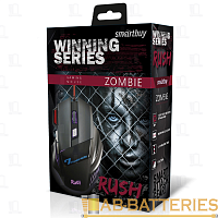 Мышь проводная Smartbuy 721G RUSH Zombie игровая USB черный (1/40) 