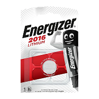 Батарейка Energizer CR2016 BL1 Lithium 3V (1/10/140) 