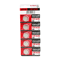 Батарейка Maxell CR1620 BL5 Lithium 3V (5/100/2000)