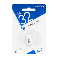 Флеш-накопитель Smartbuy Lara 32GB USB2.0 пластик белый