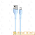 Кабель HOCO X49 USB (m)-microUSB (m) 1.0м 2.4A силикон голубой (1/31/310)