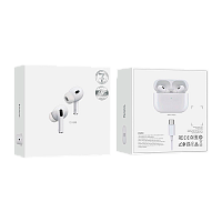 Наушники вставные HOCO EW63 bluetooth 5.3 с микр. белый (1/14/140)