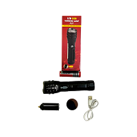 Фонарь универсальный Без бренда P27 от аккумулятора ZOOM черный