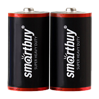 Батарейка Smartbuy Super R20 D Shrink 2 Heavy Duty 1.5V (2/24/288)