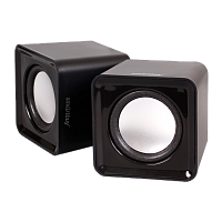 Колонки 2.0 Smartbuy MINI 4W USB+Jack 3.5мм черный (1/80)