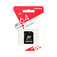 Карта памяти SD Smartbuy 64GB Class10 45 МБ/сек