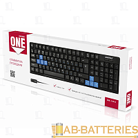 Клавиатура проводная Smartbuy 134 ONE классическая USB черный (1/20)