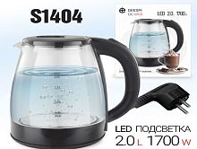 Электрочайник DEESPI DE-W03 1700W 2.0л черный