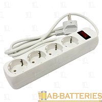 Сетевой фильтр Smartbuy SBE-SP7 4р.С/З 10A 1.8м белый