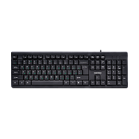 Клавиатура проводная Smartbuy ONE 114 классическая USB мультимед. черный (1/20)