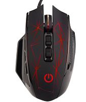 Мышь проводная Perfeo OBJECT USB черный (1/60)