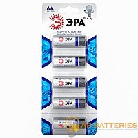 Батарейка ЭРА Super LR6 AA BL5 Alkaline 1.5V отрывные (5/60/600/16800)