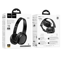 Наушники полноразмерные HOCO W46 bluetooth 5.3 черный (1/60)