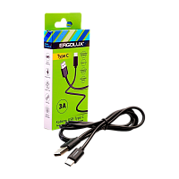 Кабель Ergolux ELX-CDC02-C02 USB (m)-Type-C (m) 1.2м 3.0A черный в коробке (1/10/240)